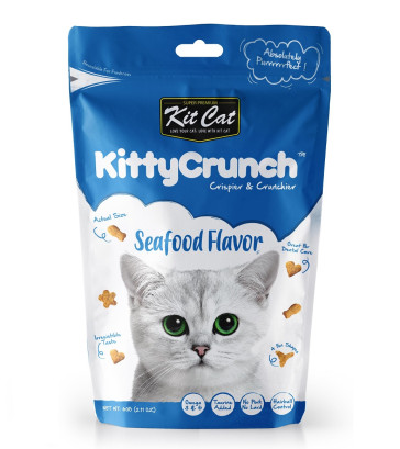 Kit Cat Seafood Kitty Crunch Treats - 60g 