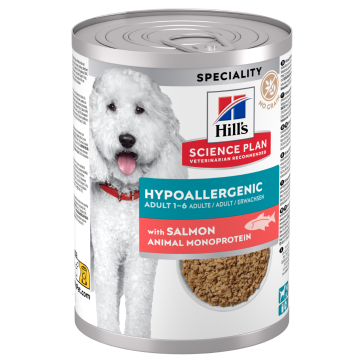 Hill's Science Plan Hypoallergenic Salmon Adult Wet Dog Food - 365g
