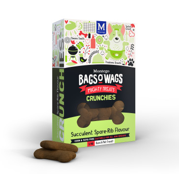 Montego Bags O Wags Spare-Rib Crunchies Dog Biscuits