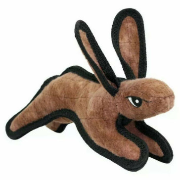Tuffy Barnyard Rabbit Small Dog Plush Toy 