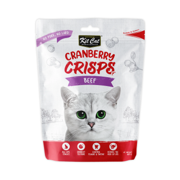 Kit Cat Cranberry Crisps Beef Cat Treats-60g