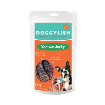 Doggylish Venison Jerky Dog Treats