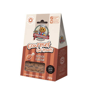 Montgomery's Gourmet Chicken Adult Cat Treats – 250g