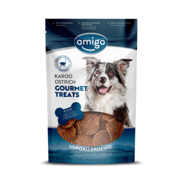 Amigo Gourmet Ostrich Chips for Dogs