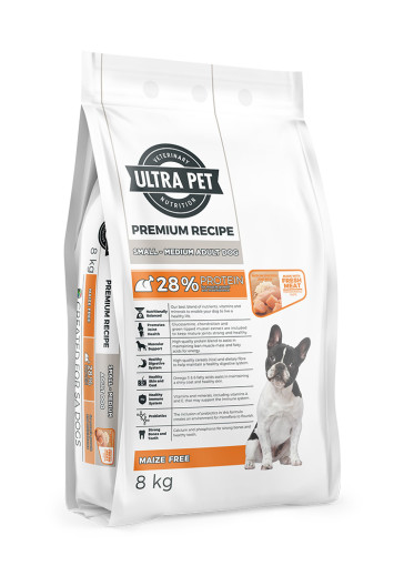 Ultra Dog Premium Chicken Small & Medium Adult Dog Food