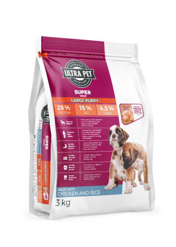 Ultra Dog Superwoof Chicken and Rice Large Puppy Food