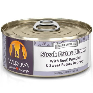 Weruva Steak Frites Canned Dog Food