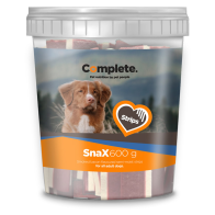  Complete Snax Bacon Strips Dog Treats-600g