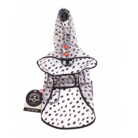 Dog's Life Summer Raincoat - Spots Black