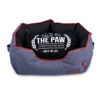 Dog's Life Harper Sofa 600D Grey Waterproof Dog Bed