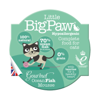 Little Big Paw Gourmet Ocean Fish Mousse Cat Food-85g