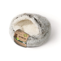 M-Pets Snugo Eco Pet Bed - Grey