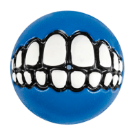 Rogz Grinz Ball Treat Dog Toy-Blue