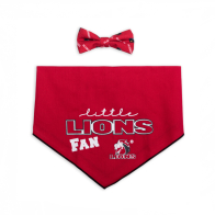 Dog's Life Official Licensed Lions Dog Bow Tie & Bandana Set