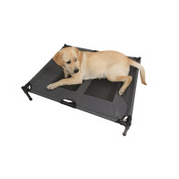 M-Pets Elevated Dog Bed Grey