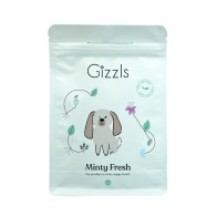Gizzls Everyday Minty Fresh Peanut Butter & Mint Dog Treats - 200g