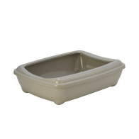 Moderna Arist-o-Tray Medium Cat Litter Tray with Rim - Grey