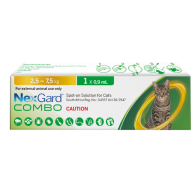 NexGard Combo Large Cat Tick, Flea & Deworming Spot-on Treatment 2.5-7.5kg - Single