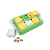 Nina Ottosson Level 2 Dog Brick Small Interactive Dog Toy - Green