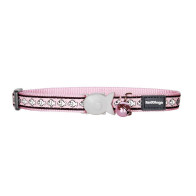 Red Dingo Reflective Cat Collar - Pink Fish