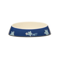 Rogz Fishcake Cat Bowlz-Blue Floral