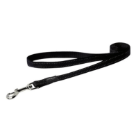 Rogz Utility Fixed Reflective Dog Lead-Black