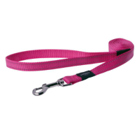 Rogz Utility Fixed Reflective Dog Lead-Pink