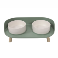 M-Pets Altitude Double Raised Pet Bowl