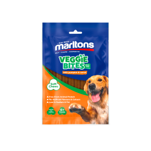 Marltons Veggie Bites Pumpkin & Carrot Dog Treats