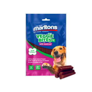 Marltons Veggie Bites Beetroot Dog Treats-100g