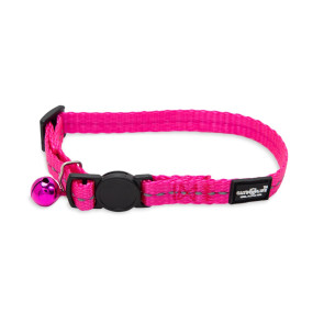 Cat's Life Supersoft Reflective Cat Collar - Hot Pink