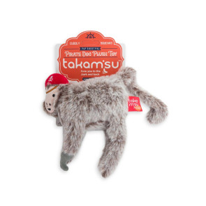 TAKAMISU Pirate Mike Monkey Plush Dog Toy