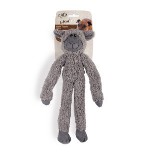 All for Paws Lambswool Cuddle Ropey Floppers Grey Dog Toy 