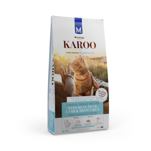 Montego Karoo Metabolic Diet Duck, Lamb & Brown Rice Adult Sterilised Cat Food
