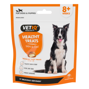 Vet IQ Healthy Treats Skin & Coat Dog Treats -70g