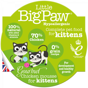 Little Big Paw Gourmet Tender Chicken Kitten Mousse-85g