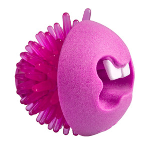 Rogz Fred Treat Dispensing Ball Dog Toy - Pink