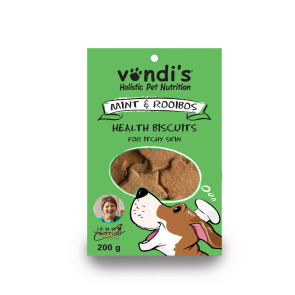 Vondi's Jenny Morris Rooibos & Mint Dog Biscuits - 200g
