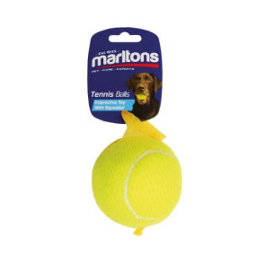 Marltons Large Tennis Ball Dog Toy -each