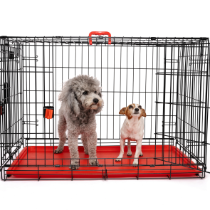 M-Pets Voyager Wire Pet Crates - Red