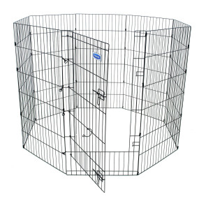 Petmate 8-Panel Wire Dog Exercise Pen with Door