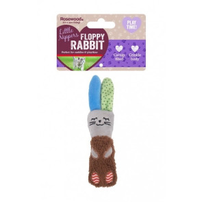 Rosewood Little Nippers Floppy Rabbit Cat Toy