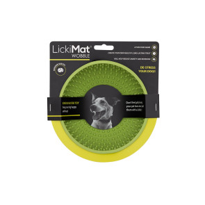 LickiMat Wobble Lick Mat for Dogs - Green