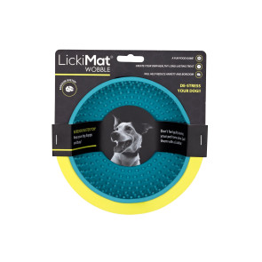 LickiMat Wobble Lick Mat for Dogs - Turquoise