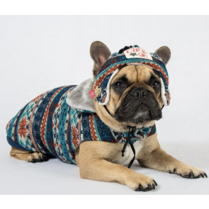 Dog's Life Chic Vintage Wool Hat - Turquoise