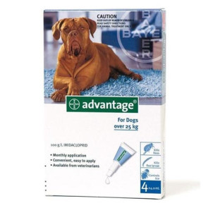 Advantage Dog Over 25kg Fleas & Lice Treatment