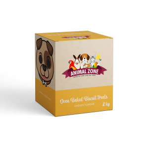 Animal Zone Oven Baked Chicken Dog Biscuits - 2kg