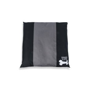 Dog's Life Squarebone Black Dog Bed