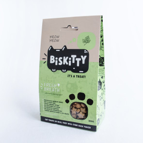 Biskitty Fresh Breath Cat Biscuits - 200g