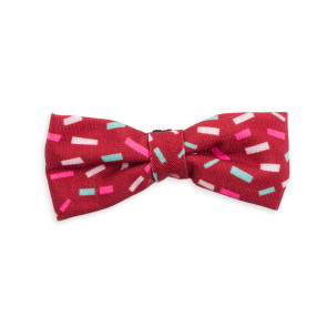 Dog's Life Sprinkles of Life Christmas Bow Tie - Red